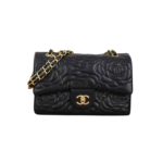 Chan.el Bag | Camellia Flap Black
