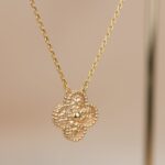 CLOVER 15MM BRONZING NECKLACE - Image 4