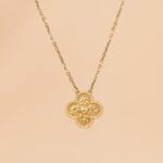 CLOVER 15MM BRONZING NECKLACE - Image 2
