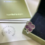 CLOVER PURPLE VIOLET RING - Image 5