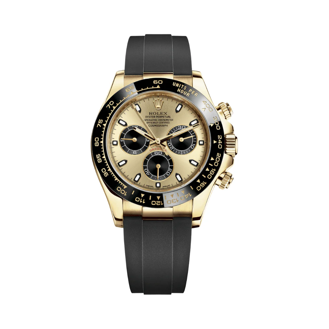 Rolex-Daytona-116518LN-CHBKOF Rol.ex | Gold Champagne Black Dial - Image 1