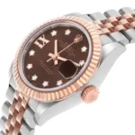 Rol.ex Watch | Datejust 28 Chocolate Diamond Dial - Image 3