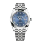 Rol.ex Watch | Datejust 41 Azzurro-Blue Dial