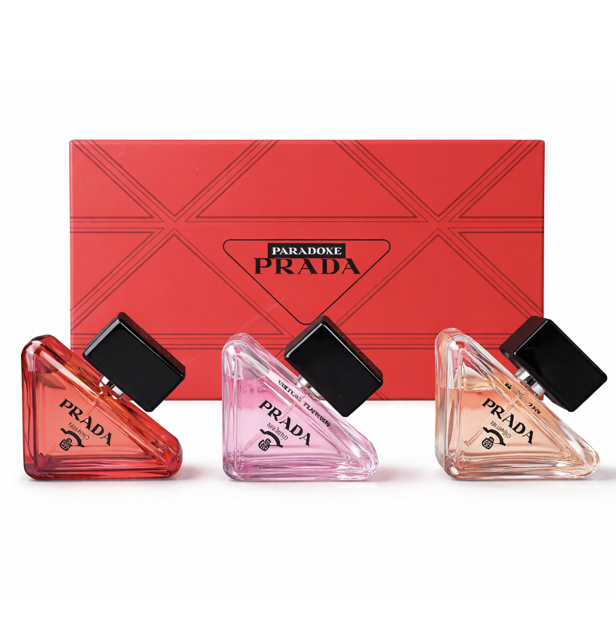 PRADA Paradoxe Perfume Red Gift Set 3×30 ml