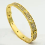 LOVE BRACELET 6.1MM DIAMOND-PAVED 10 BIG DIAMONDS - Image 3