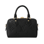 L.ouis V.uitton | Handbag In Black Monogram Empreinte Leather - Image 2