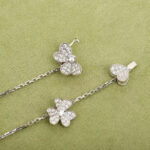 FRIVOLE SILVER 9 FLOWERS NECKLACE - Image 4