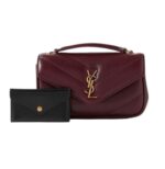 Saint Laurent | Loulou Mini Bag In A Burgundy Or Red Hue