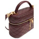 Saint Laurent | Gaby Vanity Bag In A Rich, Burgundy Color. - Image 2