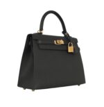 Her.mes | | Kelly 28 Sellier Handbag In Black Epsom Leather With Gold Hardware - Image 2