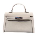 Her.mès | Mini Kelly Ii Bag Crafted From Epsom Leather With Canvas Sides