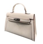 Her.mès | Mini Kelly Ii Bag Crafted From Epsom Leather With Canvas Sides - Image 2