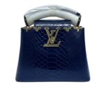 L.ouis V.uitton |  apucines Navy Python