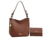 Dior | D-journey Bag In Brown Leather - Image 2