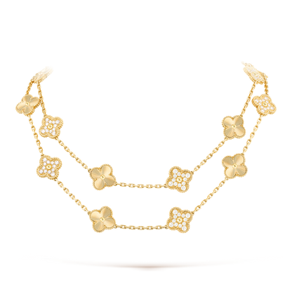 af82c94e-575d-47cd-b249-9f21480a5cb5 (1) CLOVER 20 MOTIFS LASER DIAMOND NECKLACE - Image 1