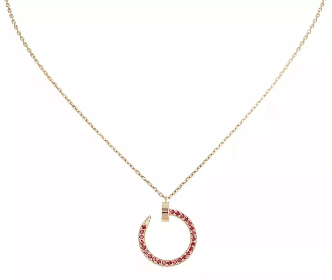 ca5c52f442134fa9858e1ae4bd686517_b638481c-818b-4d60-8131-7ca95905fd80 JUSTE NECKLACE GOLD RED DIAMONDS - Image 1