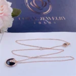 AMULETTE ROSE GOLD ONYX NECKLACE - Image 2