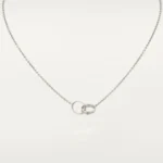 LOVE NECKLACE PINK GOLD AND SILVER