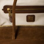 M.iu M.iu | Suede Beau bag Cocoa Brown - Image 5