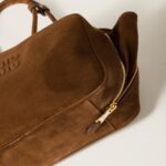 M.iu M.iu | Suede Beau bag Cocoa Brown - Image 4