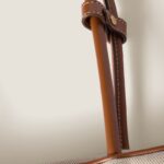 M.iu M.iu |  Beau canvas and leather bag Beige/brandy - Image 5