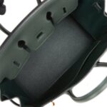 Her.mes | Birkin 25 Vert Fonce Togo - Image 9