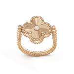 CLOVER RIVERSIBLE ROSE GOLD RING - Image 3