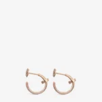 JUSTE EARRINGS PINK GOLD