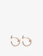JUSTE EARRINGS PINK GOLD