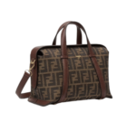 Fe.ndi | Ff Jacquard Medium Boston Bag - Image 2