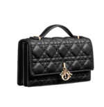Di.or | My Dior Mini Bag In Black Cannage Lambskin - Image 3