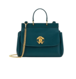 Roberto | Cavalli Shoulder Bag With Mirror Snake Monogram