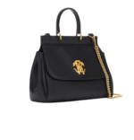 Rob.erto | Cavalli Mirror Snake Shoulder Bag In Calf Leather With A Gold - Image 2