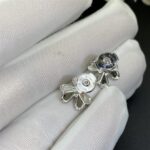 FRIVOLE MINI SILVER FLOWER EARRINGS - Image 4