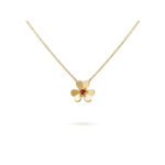 FRIVOLE GOLD FLOWER NECKLACE - Image 2