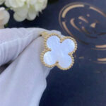 CLOVER WHITE MOP RING - Image 2