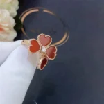 SWEET CLOVER CARNELIAN RING - Image 2