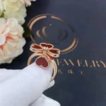 SWEET CLOVER CARNELIAN RING - Image 5