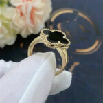 CLOVER ONYX RING - Image 5