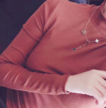 LUCKY SPRING 4 MOTIFS ROSE GOLD NECKLACE - Image 7