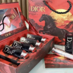 DIOR, Red Lipstick Set 5 Pieces + Gift Bag - Image 3