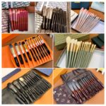 Dior Black Luxury Makeup Brush Set - Image 3