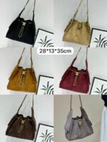 Wine Red 28 cm Luxury Iconic Designer Bag - Image 4