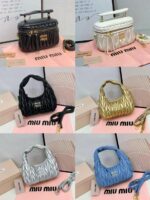 Bright Silver 20cm Luxury Iconic Designer Bag - Image 3