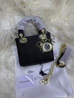 Black&Gold 14x18cm Luxury Iconic Designer Bag - Image 2