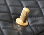 FLAP BAG 20CM GOLD HARDWARE BLACK LAMBSKIN - Image 8