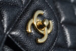 FLAP BAG JUMBO 30CM GOLD HARDWARE BLACK CAVIAR - Image 14