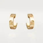 Branded, LOVE Collection Round Earrings, Classic Model