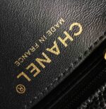 MINI RECTANGLE FLAP BAG 20CM BLACK CAVIAR GOLD HARDWARE - Image 17