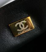 MINI RECTANGLE FLAP BAG 20CM BLACK CAVIAR GOLD HARDWARE - Image 18